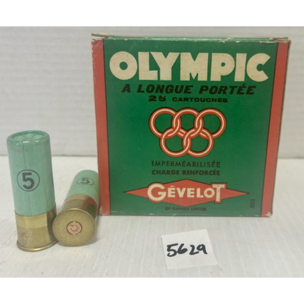 AMMO: 25X GEVELOT 12 GA 2-3/4IN NO5 