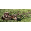 Image 2 : 45 FT BALE ELEVATOR ON WHEELS - ELECTRIC