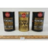 Image 3 : LOT OF 3 - KENDALL MOTOR OIL QT CANS -  INCL GT-1 & SUPERB
