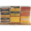 Image 2 : LOT OF 9 - COLLECTIBLE AMMO BOXES - INCL SAVAGE, CIL, WEATHERBY, GEVELOT & WINCHESTER
