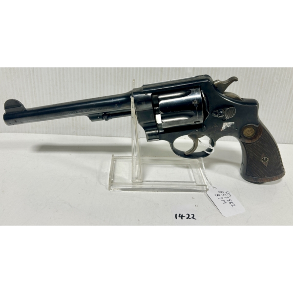 SMITH & WESSON HAND EJECTER IN .455 CAL - RESTRICTED