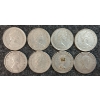 Image 2 : LOT OF 8 - 1956-1968 CDN 25 CENT COINS