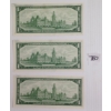 Image 2 : LOT OF 3 - 1967 CDN $1 BANKNOTES - SEQUENTIAL
