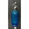 Image 4 : J.H. BRYANT - COBALT ACID-ETCHED - SELTZER BOTTLE