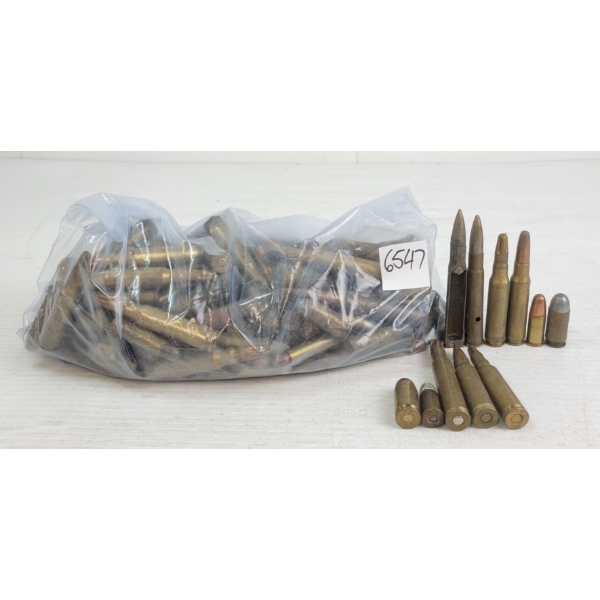 AMMO: APPROX 150X MIXED - INCL MILITARY .303BRIT, .38S&W, .380CAL, ETC