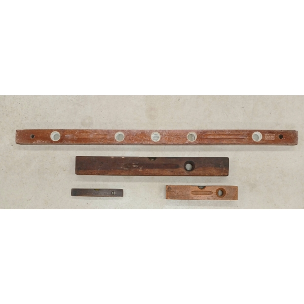 LOT OF 4 - STANLEY & J. RABONE & SONS LEVELS