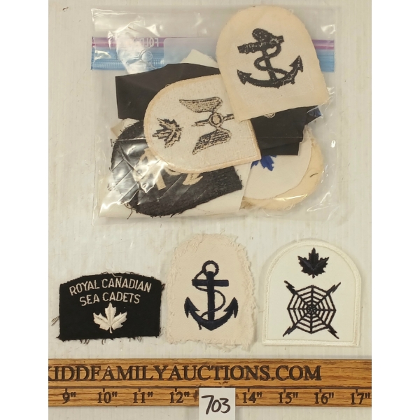 QTY OF CDN NAVY PATCHES