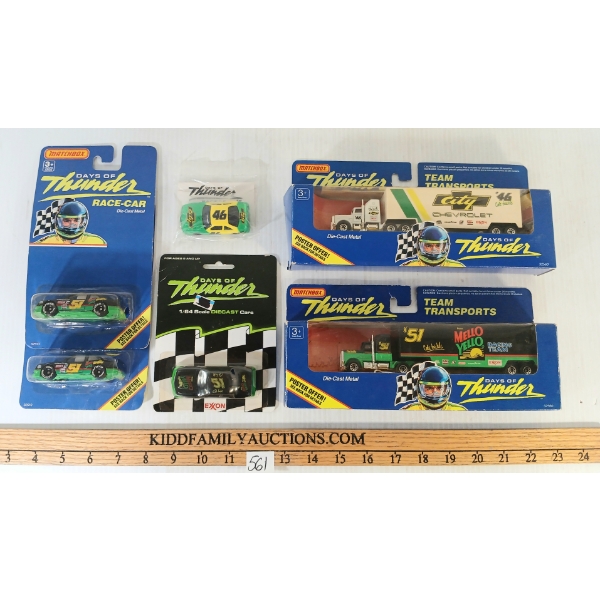 LOT OF 6 - MATCHBOX DIECAST DAYS OF THUNDER RACE CARS