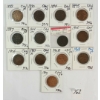LOT OF 12 - 1888-1910 CDN LARGE CENTS