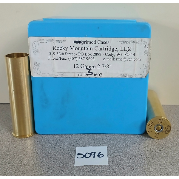 HULLS: 10X ROCKY MOUNTAIN 12GA - PRIMED - 2 7/8IN