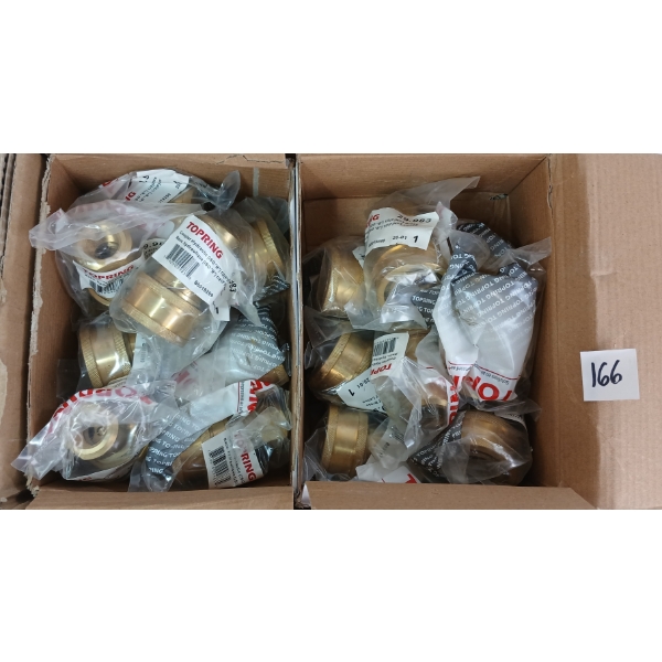 QTY OF TOPRING COUPLER HYDRAULICS - ISO "B" 1/2 (F) NPT BRASS