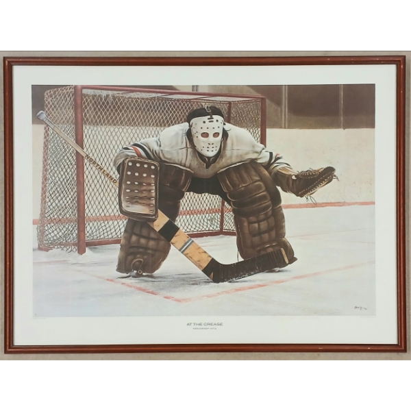 1972 "AT THE CREASE" BY KEN DANBY - FRAMED PRINT