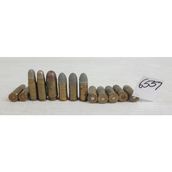 AMMO: 13X MIXED - INCL .38S, .45ACP & .30CAL