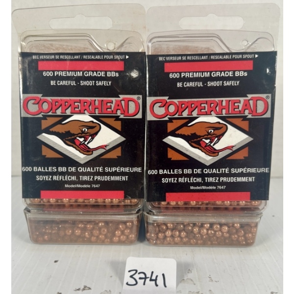PELLETS: 2400X COPPERHEAD .177 CAL BB'S