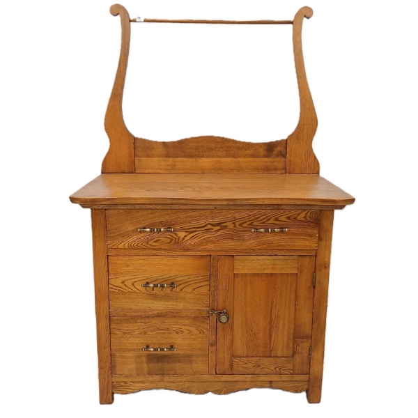 OAK WASH STAND