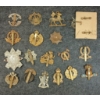 Image 2 : LOT OF 20 - CDN MILITARY PINS & CAP BADGES