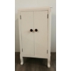 373  ACCENT CABINET W/ AMBER GLASS HANDLES