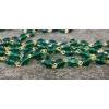 Image 4 : LOT OF 2 - AMBER & EMERALD TONE BEADED NECKLACES