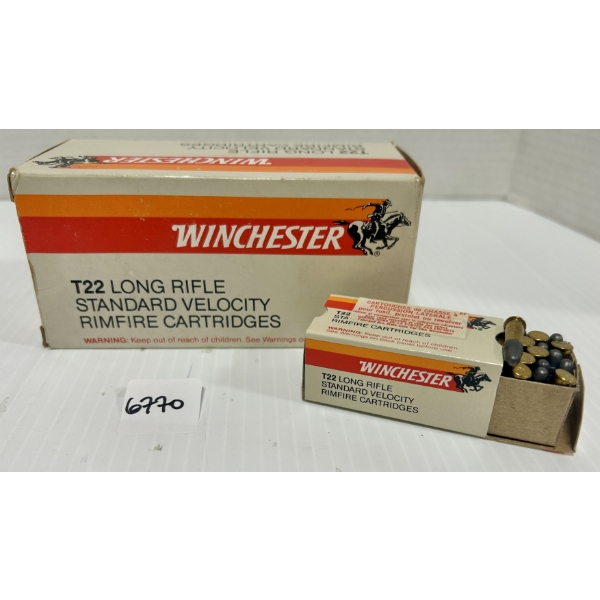 AMMO: 500X WINCHESTER .22 LR - 40 GR LRN