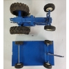 Image 5 : ERTL CO. PRESSED STEEL FORD 8600 TRACTOR & THE BIG BLUE TRAILER