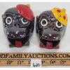 Image 1 : LOT OF 2 - SHAFFORD HAND DECORATED CERAMIC SMOKERS