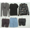 Image 2 : LOT OF 6 - MEN'S T-SHIRT, SHORTS & HOODIES - MFG CLASSIFIED, BRIXTON, RAGWEAR, ETC