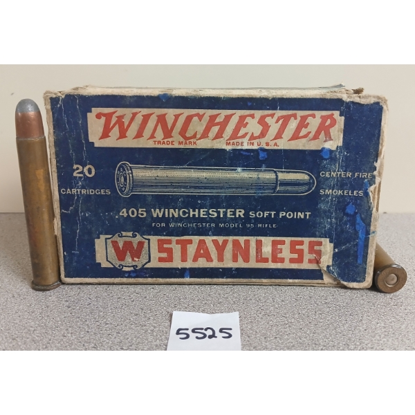 AMMO: 20X W.R.A. .405 W.C.F. - SP