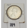 Image 2 : 1964 CDN CHARLOTTETOWN/QUEBEC SILVER DOLLAR COIN