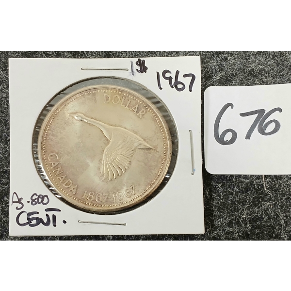 1967 CDN SILVER DOLLAR