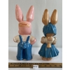 Image 3 : LOT OF 2 - PLASTIC BUNNY COIN BANKS