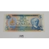 Image 1 : 1979 CDN $5 BANKNOTE