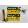 Image 1 : AMMO: 31X REMINGTON .357REM MAX - 158GR - HP