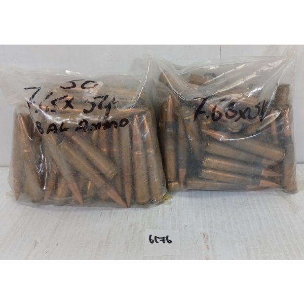 AMMO: 100X MILITARY RNDS 7.62X54
