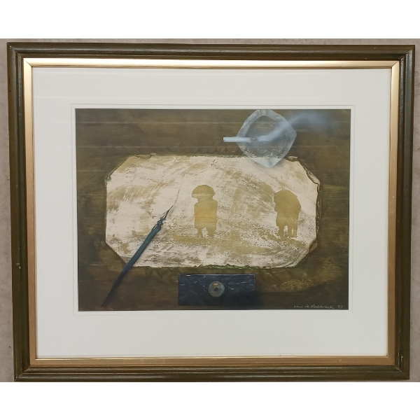 ART PROGRESS BY LOUIS DE NIVERVILLE (1933 - 2019) - FRAMED PRINT