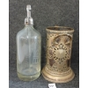 Image 3 : LOT OF 2 - CAPITOL DISTRICT SELTZER CO. & BRONZE HOLDER