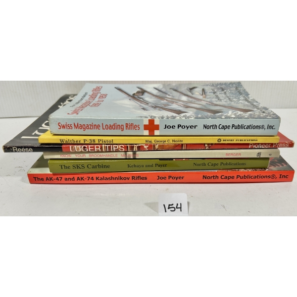 LOT OF 6 - MILITARY ARMS REFERNCE BOOKS - GERMAN, RUSSIAN & SWISS