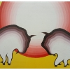 Image 2 : SPARRING BULLS BY MIGWANG - FRAMED ACRYLIC ON CANVAS