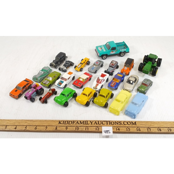 LOT OF 24 - MISC VEHICLES - INCL CORGI JUNIORS, MATCHBOX & TONKA, ETC