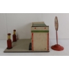Image 5 : LOT OF 2 - TEXACO PRESS-BOARD PLAY SET & TIN SIGN