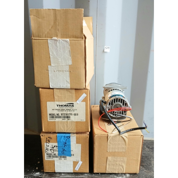 LOT OF 4 - THOMAS COMPRESSOR MOTORS
