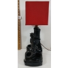 Image 4 : ART DECO BLACK PANTHER TABLE LAMP