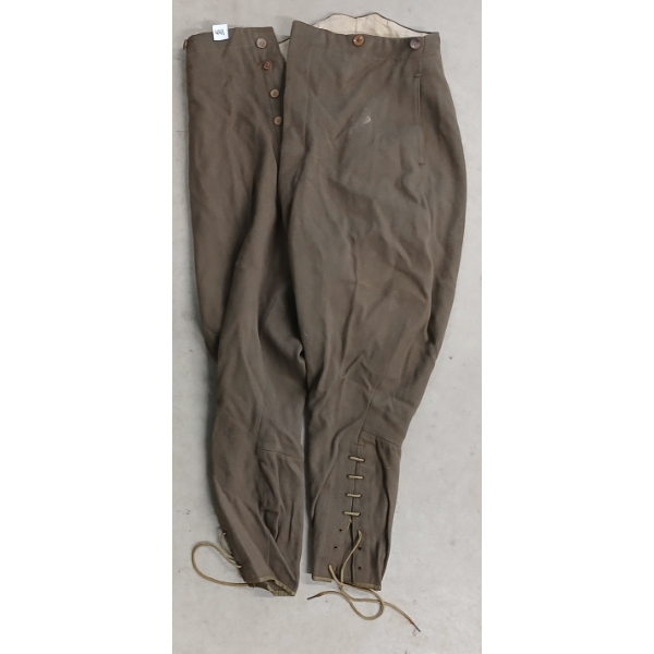 1914-18 TAILORS SHIRLEY BROOKS OFFICERS WOOL PANTALOONS