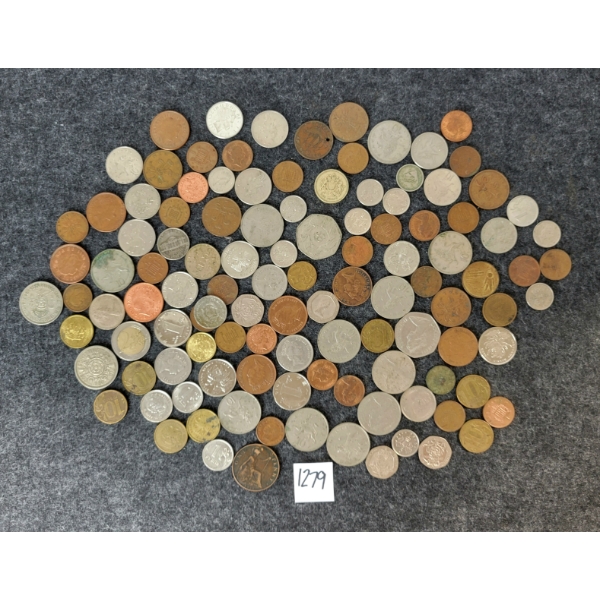 JOB LOT - WORLD COINS - BRITAIN, GERMANY, RUSSIA, ETC