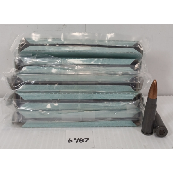 AMMO: 50X 7.62X39MM MILITARY ISSUE RNDS