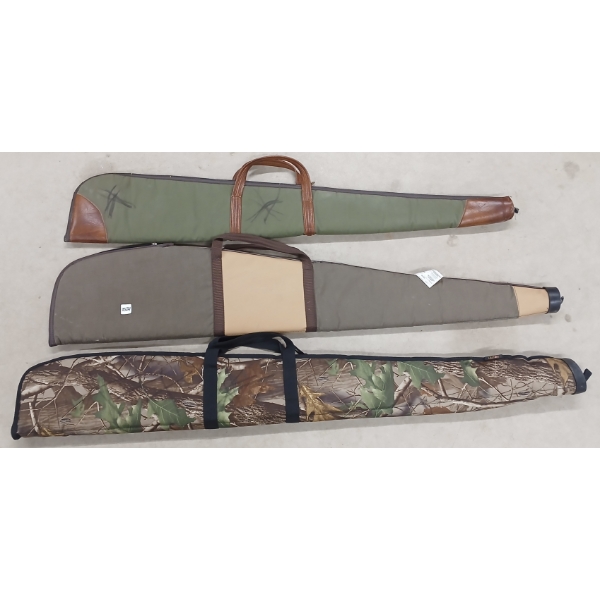 LOT OF 3 - SOFT LONG GUN CASES