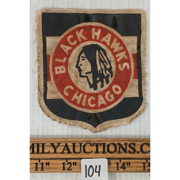 1950'S CHICAGO BLACK HAWKS PATCH