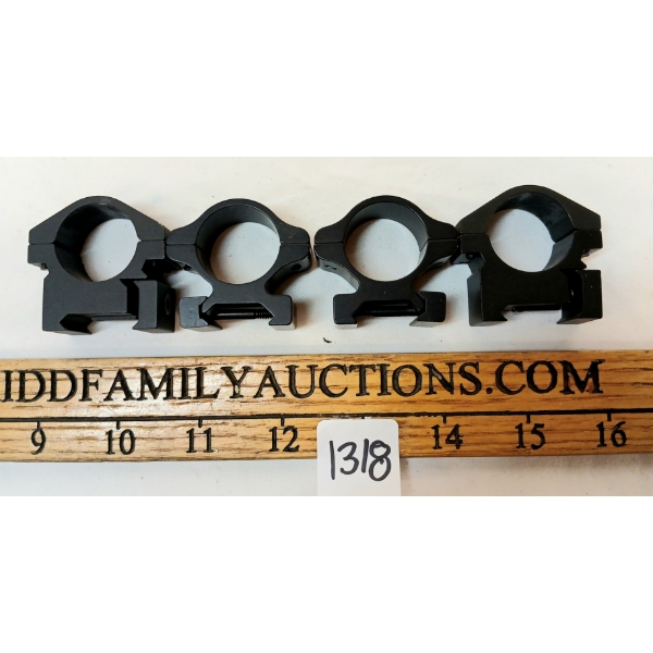 LOT OF 2 - PAIRS OF 1 IN SCOPE RINGS