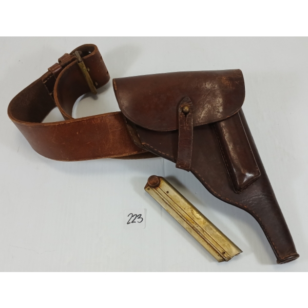 LOT OF 2 - WWI GERMAN LUGER PISTOL HOLSTER & MAG - PAL REQUIRED