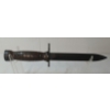 Image 3 : 1959 ITALIAN ARMY M1 CARBINE BAYONET W/ SCABBARD & FROG