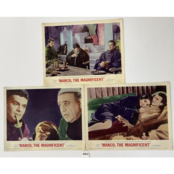 LOT OF 3 - 1966 "MARCO, THE MAGNIFICENT" STUDIO CARDS